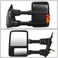 thumbnail image 2 of DNA Motoring TWM-027-T888-BK-AM-L For 2008 to 2016 Ford Super Duty Powered+Heated+Amber LED Turn Signal Tow Towing Mirror (Left / Driver), 2 of 6