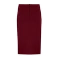 thumbnail image 6 of Arlun Women's Pencil Skirt High Waist Slim Fit Bodycon Stretchy Skirts Split Slit Hem Business Casual Work Elegant Midi Skirt Knee Length XXL, 6 of 7