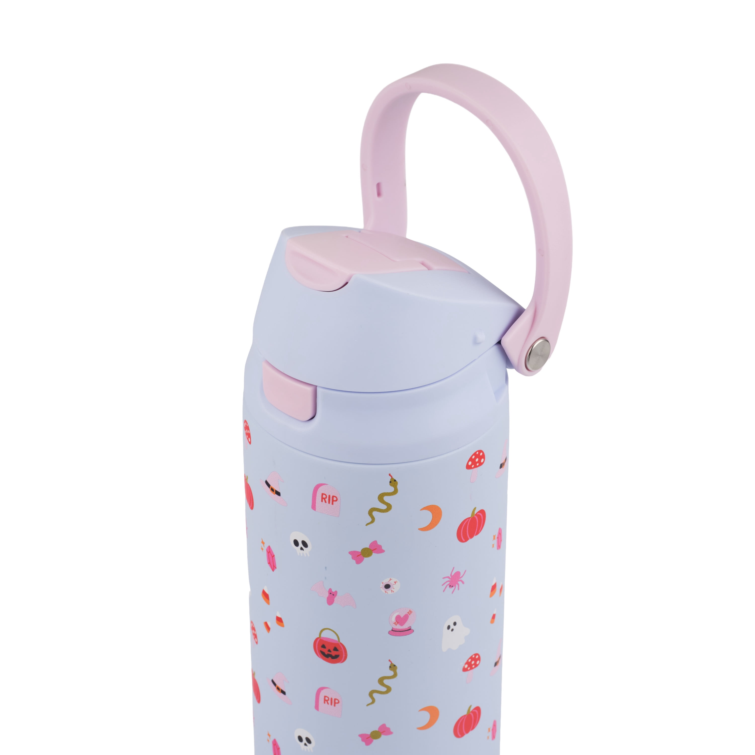 TAL 24oz Stainless Steel 2-in-1 Water Bottle with Straw and Chug Lid, Boo