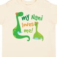 thumbnail image 4 of Inktastic My Nani Loves Me Grandson Dinosaur Boys Toddler T-Shirt, 4 of 5