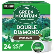 Green Mountain Coffee Double Diamond K-Cup Pods, Dark Roast, 24 Count for Keurig Brewers
