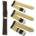 thumbnail image 3 of Chicmine 18/20/22mm Luxury Faux Leather Buckle Wrist Watch Band Replacement Strap, 3 of 9