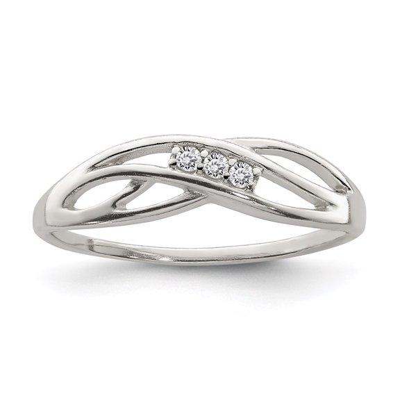 Sterling Silver CZ Ring