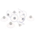 thumbnail image 3 of 10pcs Metal Organization Wall Mount Thread Furniture Fixture Sucker Bathroom Window Glass Hooks Suction Cup 40MM, 3 of 8