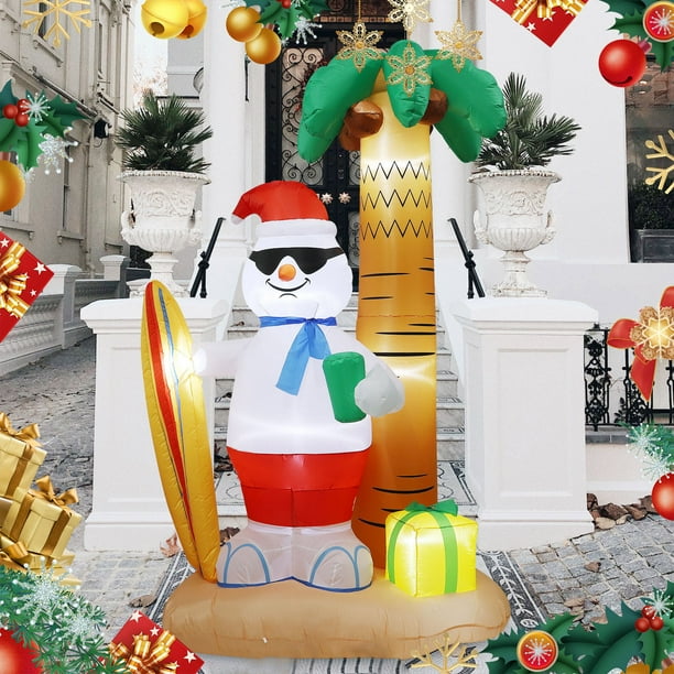 Clearance! EQWLJWE Christmas Inflatables Outdoor Decorations 8FT, Blow