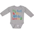 thumbnail image 3 of Inktastic My Aunt in Ohio Loves Me Boys or Girls Long Sleeve Baby Bodysuit, 3 of 5