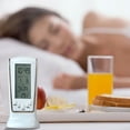 thumbnail image 5 of TIIFSWHS Digital Backlight Alarm Clock Mini Display Alarm With Calendar Snooze Clock Battery Operated Compact Desk Clock Desk for Adults Retro Clock Timer Auto, 5 of 6