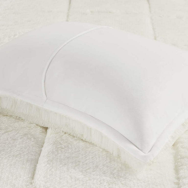 Mainstays Grey Shaggy Fur 2 piece Comforter Set, Twin / Twin XL