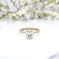 thumbnail image 2 of Auory Oval Cut Rings with Modern Style are Perfect for Special Occasions, 2 of 10