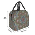 thumbnail image 3 of Sikiie Snowflake Colorful Lunch Bag for Women & Men Adult Insulated Lunch Box, Food Lunch Containers Lunch Tote Bags for Work, Travel, Outdoor, 3 of 8