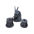 thumbnail image 2 of The Watch Tower Dice Tower - 14 Inch Tall Dice Tower, 3D Printed, Tabletop RPG, DND Accessories, Dice Tower, Dice Accessories, Role Playing Game, 2 of 9