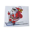 thumbnail image 1 of SGACAI Pegatina para coche, alce navideño, Papá Noel, alce, dibujos animados, pegatina para ventana de carrocería;, 1 of 7