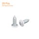 thumbnail image 3 of Uxcell ST4x10mm Tornillos Blancos Tornillos Autoperforantes, Paquete de 50 Tornillos de Cabeza Pan Phillips para Trabajos en Madera, 3 of 5