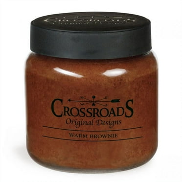 Crossroads Candles 16 Ounce Jar Candle - WARM BROWNIE
