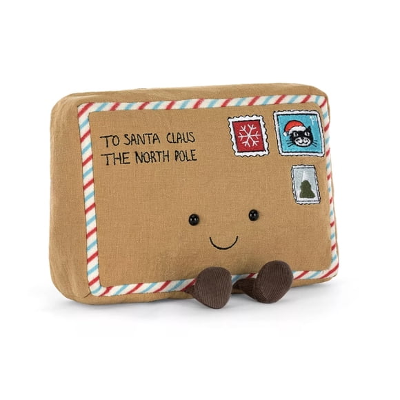 Carta divertida de Jellycat de peluche a Papá Noel de 15 cm