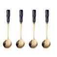 thumbnail image 1 of 4 unids delicado de café en forma de flor Scoop Cuchara de helado Durable postre cuchara, 1 of 5