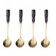 thumbnail image 1 of 4 unids delicado de café en forma de flor Scoop Cuchara de helado Durable postre cuchara, 1 of 5
