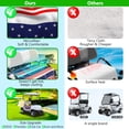 thumbnail image 3 of Fundas de asiento para carrito de golf YOKYHOM, diseño azul y rojo de la bandera estadounidense, 3 of 7
