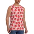 thumbnail image 2 of Daiia Strawberry And Flowers Printed Men's Tank Tops,Casual Soft Sleeveless Gym Muscle Shirts Bodybuilding Tee-XX-Large, 2 of 8