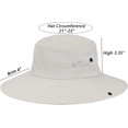 thumbnail image 2 of Womens Summer Sun-Hat Outdoor UV Protection Fishing Hat Wide Brim Foldable-Beach-Bucket-Hat with Ponytail-Hole, 2 of 5