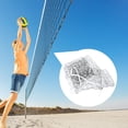 thumbnail image 2 of LEEYNEER Filet de Volleyball pour Usage Extérieur et Intérieur Filet de Volleyball Portable Robuste pour Cour Arrière Parc et Piscine Filet de Volleyball Renforcé, 2 of 6
