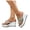 White, variant on Women's Platform Wedge Sandals Rhinestone Glitter Butterfly Flip Flops Fashion Bohemian Vacation Beach Sandal White Size 8.5