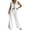 AA-White, variant on QATAINLAV 2 Piece Blazer Sets for Women Sleeveless Button V Neck Cropped Vest and Wide Leg Pants Work Office Business Casual Outfits, White, XL, Gifts for Mom