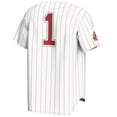 thumbnail image 3 of Men's GameDay Greats #1 White Washington State Cougars Lightweight Baseball Jersey, 3 of 4