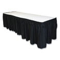 thumbnail image 4 of Table Set Linen-Like Table Skirting, Polyester, 29" X 14 Ft, Black | Bundle of 10 Each, 4 of 4