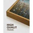 thumbnail image 3 of Drsoum Wild Floral Wall Art 11x14in Nature Framed Coastal wall decor Prints Farmhouse Kitchen Bathroom Office, 3 of 5