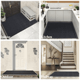 thumbnail image 6 of IAJXWI Entrance Mat, Non-Slip Large Doormat Entry Rug, Indoor Outdoor Floor Mat, Gray, 3 x 5ft, 6 of 9