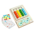thumbnail image 1 of Xuanheng Color Matching Side Puzzle Toy Learning Toy Color Recognition Cognitive Ability Brain Teasers Game for Gift Party Favor, 1 of 8