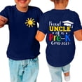 thumbnail image 2 of Atogsazn Toddler Girl Boy Clothes Clearance Unisex Toddler Clothes Boys Girls Short Sleeve T-Shirt Summer Cute Print Round Neck Tops Graphic Tee 8-9 Years Navy, 2 of 5