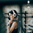 thumbnail image 4 of Bluetooth Headphones Over Ear, HiFi Stereo Sound, Intelligent Noise Reduction, Foldable, Long Battery Life 12H, 5.1 Bluetooth, Wired/Wireless, T-card Playback, with Charging Cable, 4 of 7