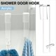 thumbnail image 2 of Gancho para Puerta de Ducha de Baño, Toallero de Ducha con Puerta de Vidrio, Perforador Gratuito, Percha para de Baño, Gancho Transparente para Toalla, 2 of 6