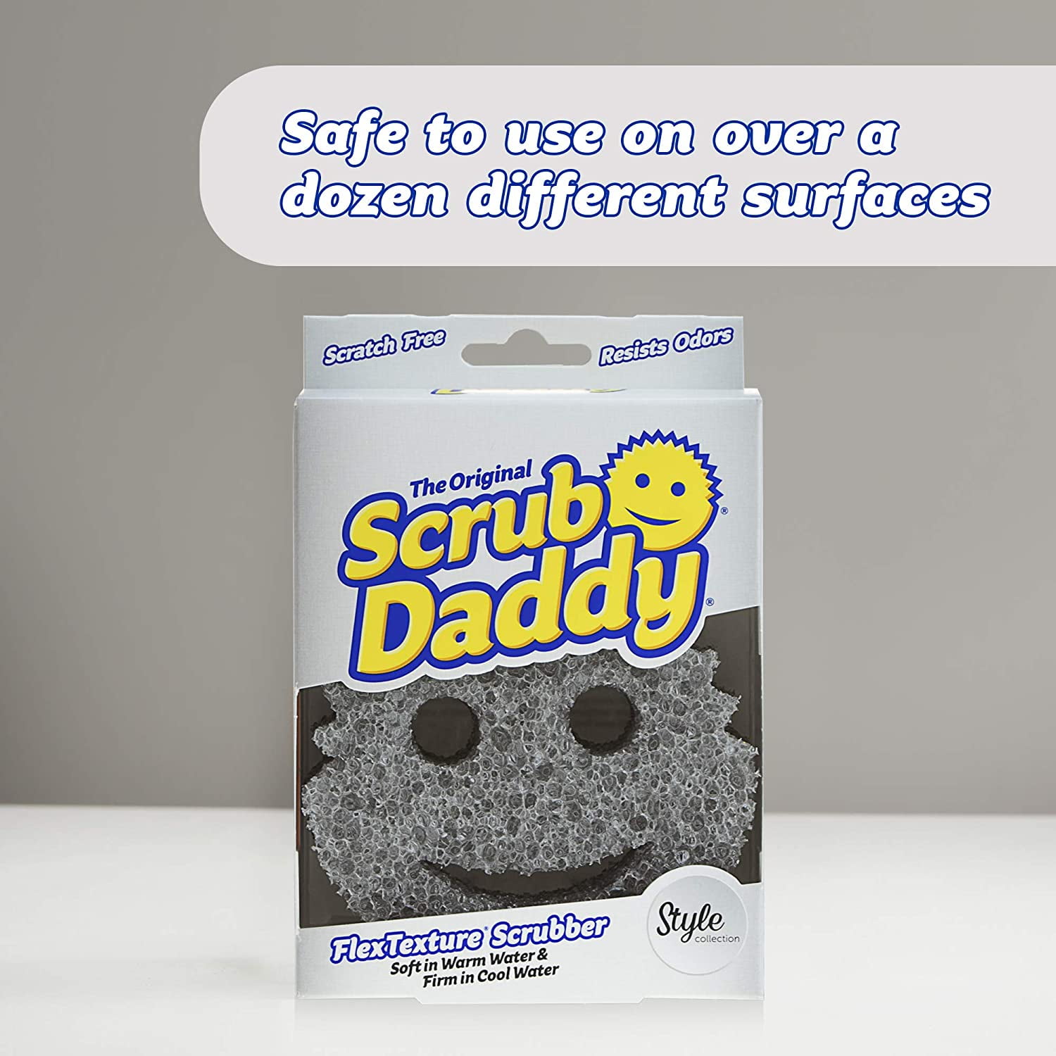Scrub Daddy® Original Sponge  FlexTexture® Odor-Resistant Dish Sponge •  Showcase US