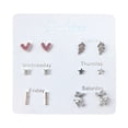 thumbnail image 1 of Ensemble de Boucles d'Oreilles pour Dames - Paire de Bijoux de Voyage à la Mode, 1 of 1
