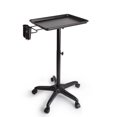 thumbnail image 4 of Miumaeov Professional Salon Trolley Aluminum Rolling Trolley Cart Hair Instrument Service Tray Adjustable Height (Black), 4 of 7