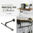 thumbnail image 5 of Black Steel Nipple Pipe, Threaded Pre Cut Pipe Connectors, 1/4 in x 8 in (Pack Of 4), 5 of 5