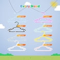 thumbnail image 2 of Baby Hangers GoodTou, 60 unidades, plástico, color blanco, para armario, 2 of 7