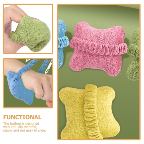 EXHUMKY 4-Pack Ergonomic Mouse Wrist Rest Cushions for Desk and Laptop, Comfortable Support Pads for Office and Home Use