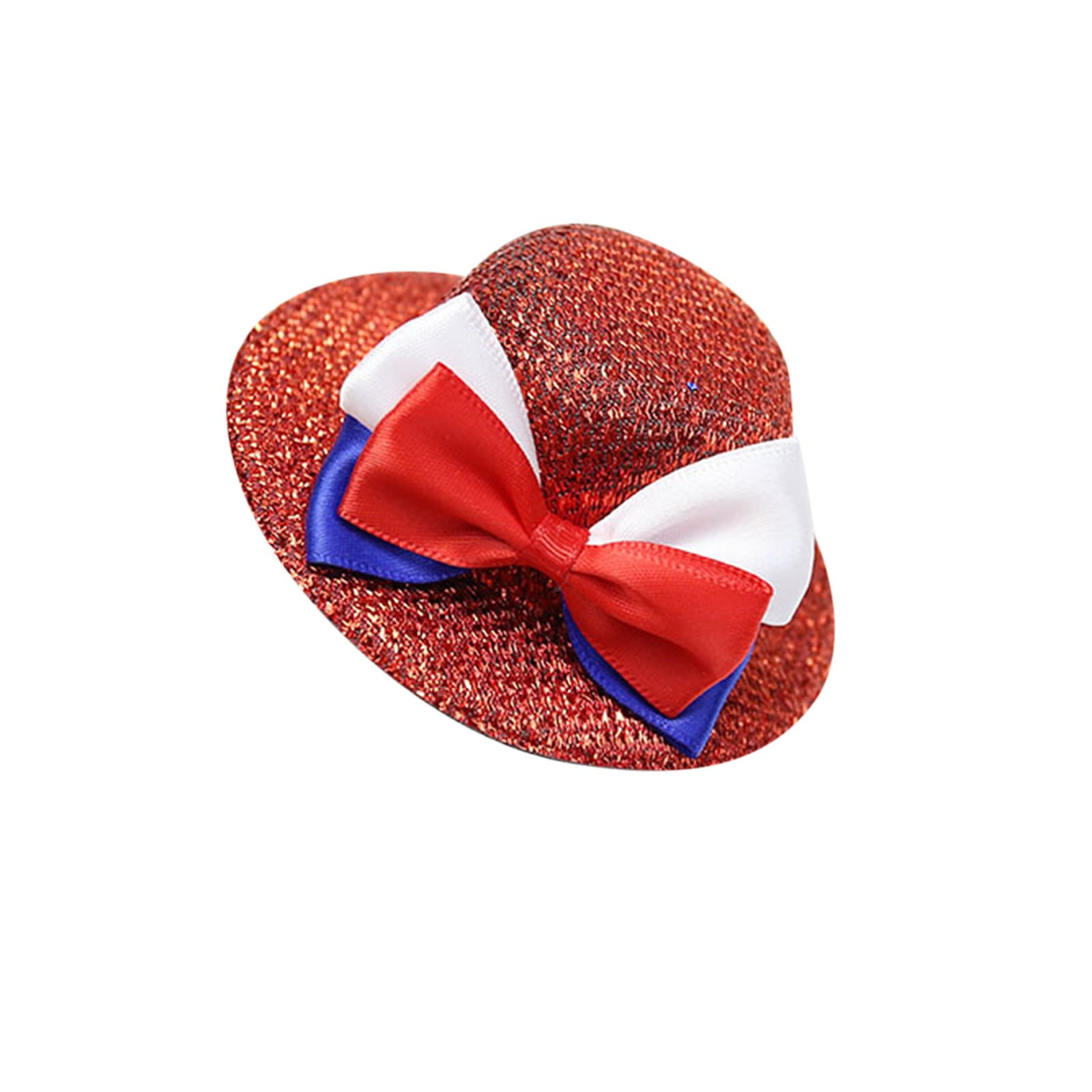 EUHDSSDE Independence Day Hair Clip Party Dressing Supplies Top Hat Bow Hair Clip Girls Colorful Jewelry For Women 4th Of July Hair Accessories - EUHDSSDE Independence Day Hair Clip Party Dressing Supplies Top Hat Bow Hair Clip Girls Colorful Jewelry For Women 4th Of July Hair Accessories -