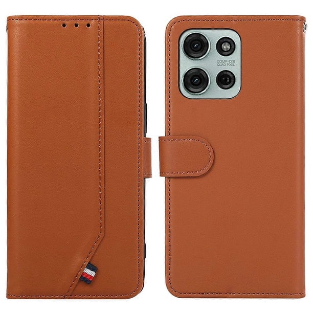For Motorola Moto G75 5G Case RFID Blocking Flip Leather Phone Cover - Green