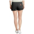 thumbnail image 2 of DICKIES Womens Black Denim Zippered Pocketed Button Front Rolled Cuffs Shorts Shorts Juniors 1\25 Waist, 2 of 2