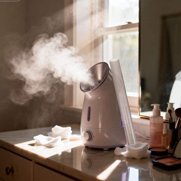 BESTYASH Tubo Frío De Plástico Gris Para Steamer Facial Compatible Con Mayoría De Modelos En Salones