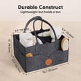 thumbnail image 3 of Organizador Portátil para Pañales de Bebé KeaBabies 33x27x18 cm, 3 of 9