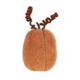thumbnail image 2 of Clearance Sale | Soft Velvet Pumpkin Throw Pillow Decor, Stripe Plush Stuffed Pumpkin for Fall Bedroom and Living Room, Orange, 2 of 7