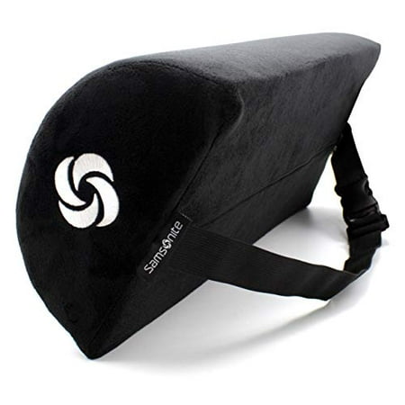 Samsonite SA5248 Travel Pillow for Car, SUV Helps Relieve Neck Pain & Improve Circulation 100% Pure Memory Foam Fits Most Vehicles