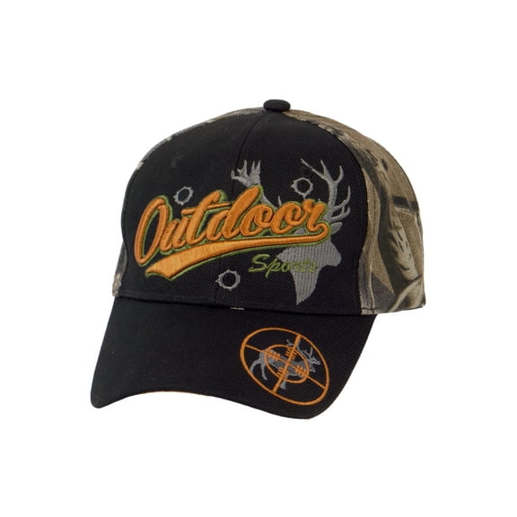 Top Headwear Outdoor Sports Hunting Baseball Cap - Black