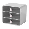 thumbnail image 2 of Caja de almacenamiento de escritorio, cesta transparente de acrílico para cosméticos, cajón para mascarillas de dormitorio, caja organizadora, estante de almacenamiento para bocadillos y artículos, 2 of 6